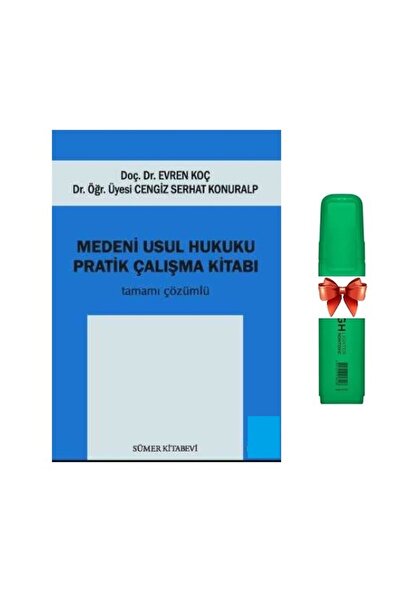 Tercih Akademi Yayınları Medeni Usul Hukuku Pratik Çalışma Kitabı-Evren Koç-C...