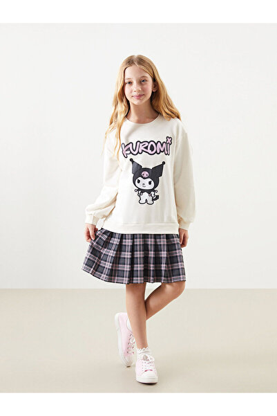 LC Waikiki Özmarka Нова колекция велосипедна рокля с принт Kuromi за момичета