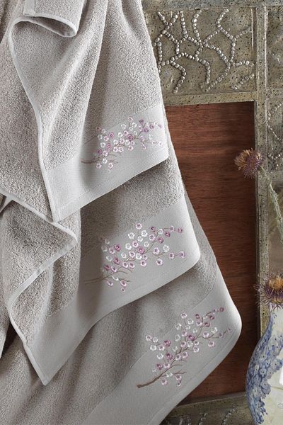 Ellia Soft Julia 100% Cotton Σετ Πετσέτες 3 τεμαχίων - Σετ Τουρκικού Μπάνιου - Μπάνιο πολυτελείας