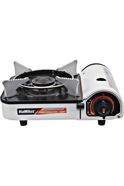 AKDC NaMilux Portable Gas Stove: Durable, lightweight cooker with piezo ignition and heat control.