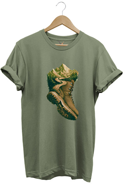 WİDİ Outdoor Boots and Mountain Trail Road Camping Traveler Printed 100% Cott...