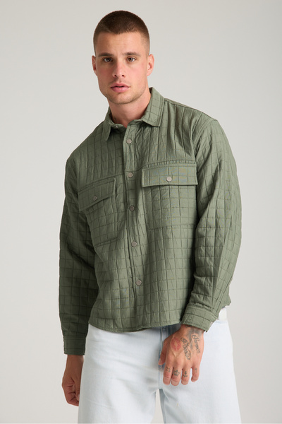 Redline Green Oversize Jacket Grit Men