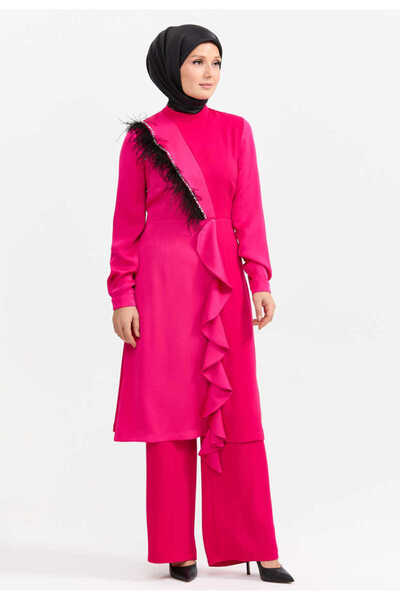 Setrms 2317029 Taş Ve Tüy Detaylı Volanlı Alt Üst Takım