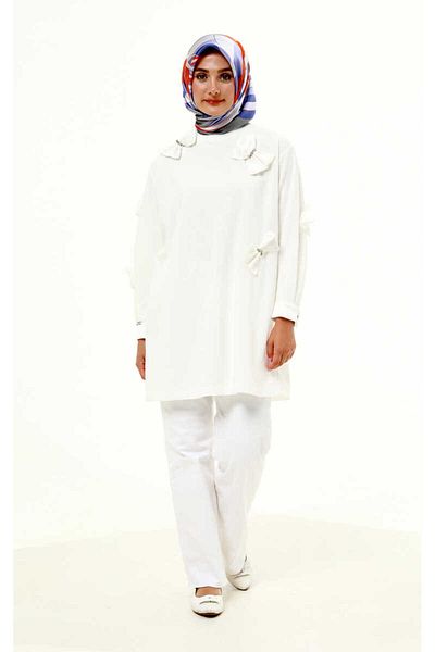 Setrms 2424179   Stoned Bow Detailed Tunic