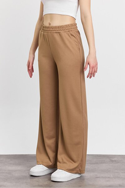 Rays 2001 Φούτερ με φαρδύ πόδι με λάστιχο μέσης Camel