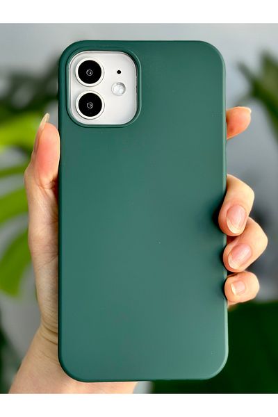 Go Aksesuar حافظة إطلاق من السيليكون السائل المخملي المتوافق مع هاتف Iphone 12 و12 Pro مقاومة للبقع