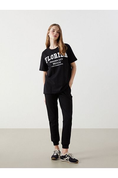 LC Waikiki Γυναικεία φούτερ Jogger με ελαστική μέση
