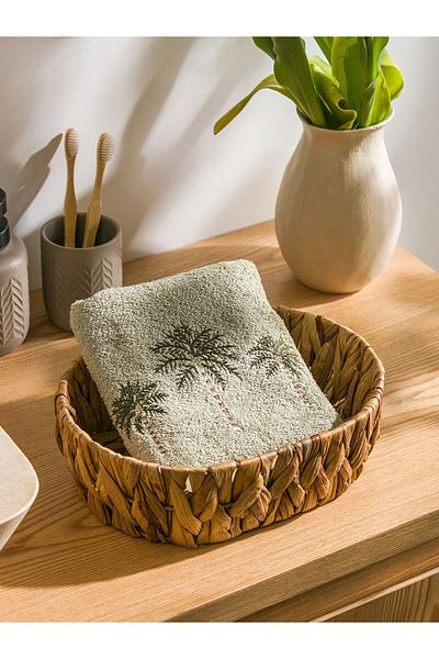 LC Waikiki Πετσέτα Προσώπου Κεντημένη Δέντρο 50x80 cm