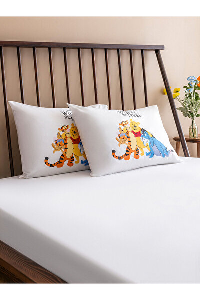 LC Waikiki Winnie the Pooh Baskılı Yastık Kılıfı 2'li
