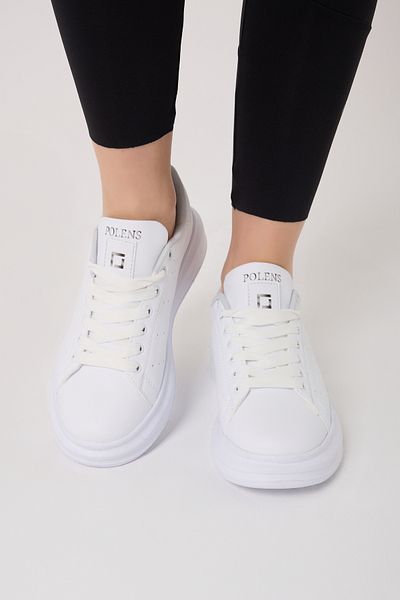 POLENS Unisex Λευκό Χρώμα Άνετα Ορθοπεδικά Αθλητικά Παπούτσια σε στυλ Mcqueen