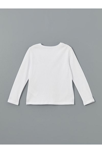 LC Waikiki New Season Crew Neck Girls' T-Shirt - S50543Z4