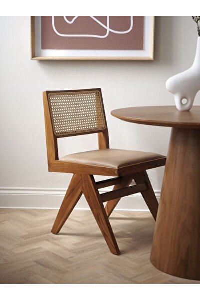 Alaylı Mobilya Koltuk Döşeme Leydi (4 ADET) Hasırlı Sandalye, Ahşap Mutfak Sa...