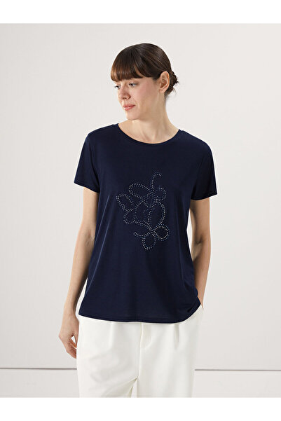 LC Waikiki Özmarka New Season Crew Neck Stone Women's T-Shirt