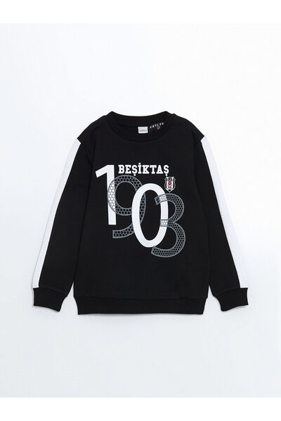 LC Waikiki طاقم الرقبة المطبوعة الصبي البلوز