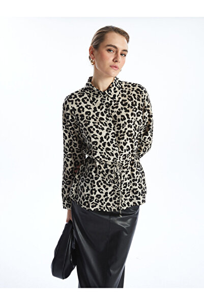 LC Waikiki Leopard Patterned Women's Shirt