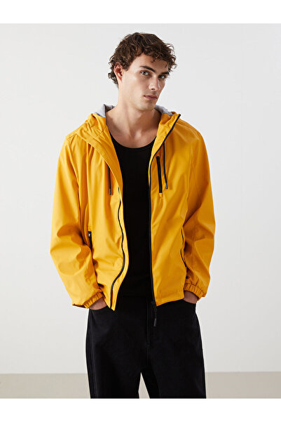 LC Waikiki Nevavm Standard Fit Hooded Men's Slim Coat with a Difference