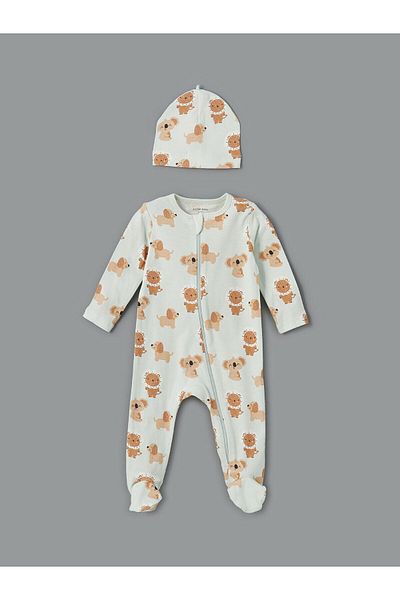 LC Waikiki Printed Baby Boy Hospital Exit Set