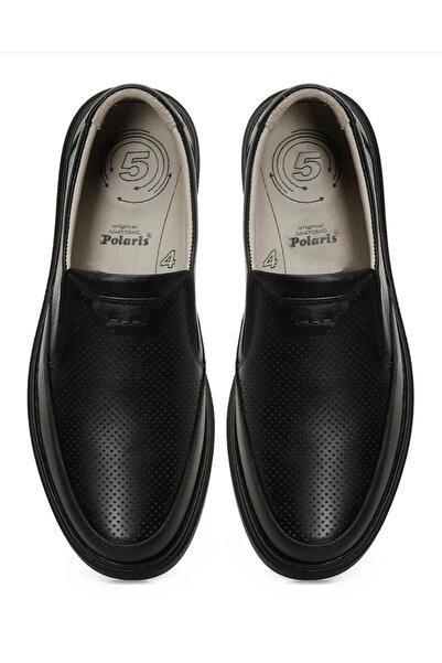 Polaris 104227 Erkek 40/45 Hakiki Deri Lazerli Bağsız Günlük Comfort Ayakkabı