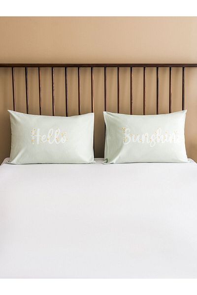LC Waikiki Βαμβακερή Μαξιλαροθήκη εμπριμέ 2 Τεμάχια 50x70 εκ