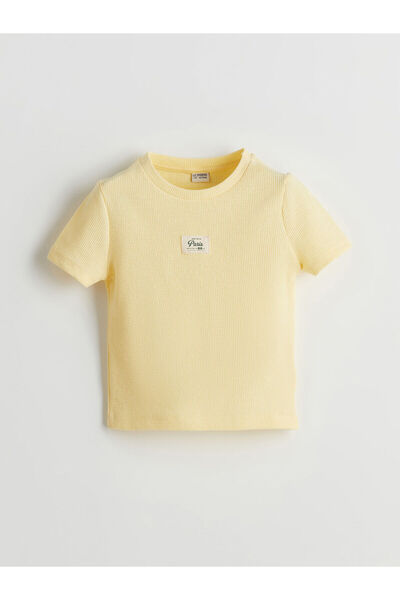 LC Waikiki New Season Crew Neck Girl's Crop T-Shirt - S5L550Z4