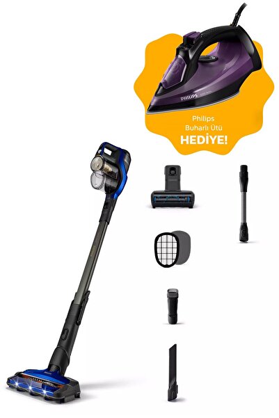 Philips Xc8049/01 Şarjlı Dikey Süpürge Dst5030 Ütü