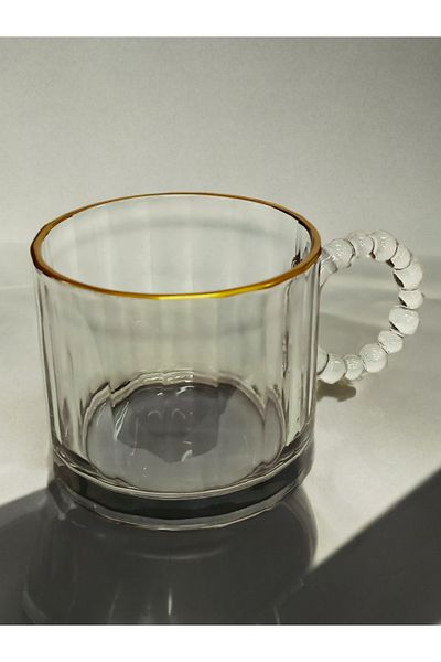 SAMSA Large Size Tea & Coffee Cup with Bead Handle 1 Pc