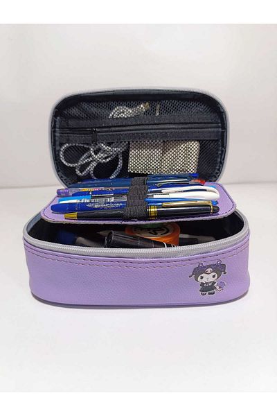 VoyagerBAG Kuromi Printed Sunii Leather Luxury Pencil Case and Stationery for School