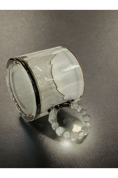 SAMSA Large Size Tea & Coffee Cup with Bead Handle 1 Pc