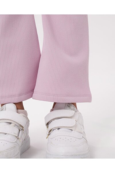 Magu Girl's Spanish Tights and Embroidered Cotton Sweatshirt Set