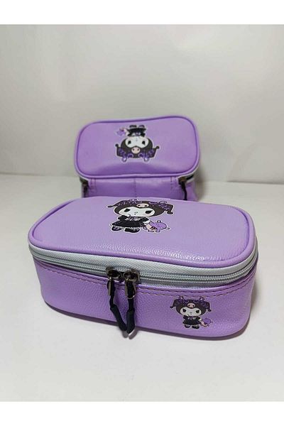 VoyagerBAG Kuromi Printed Sunii Leather Luxury Pencil Case and Stationery for School