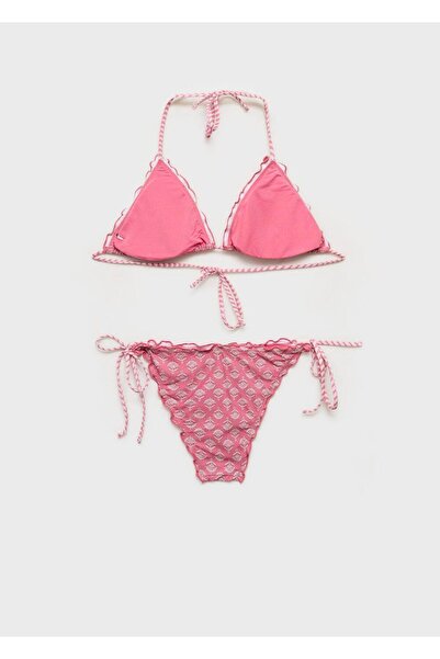 Mango Teen Διακοσμημένο μπικίνι με σχέδια