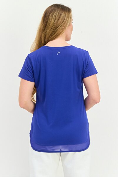 Head Women Sportswear Fit Short Sleeves Training Top, Dark Blue