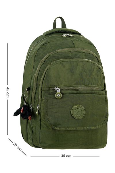 Niss Store Unisex Monkey Gift Waterproof Crinkle Daily Backpack and School Bag