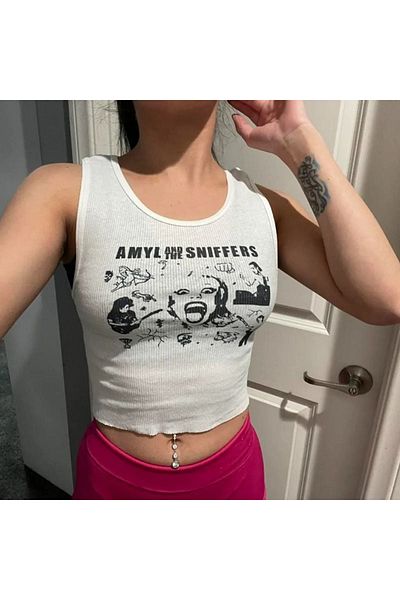 Gofeel Μπλούζα με στάμπα Sniffers με λουράκι με μήκος ζώνης