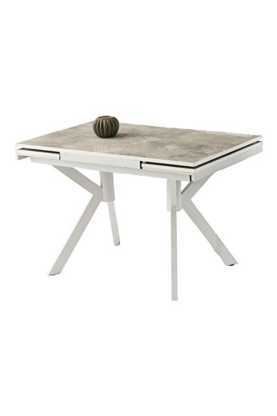 Viento Mobilya Petra Rambla Desen Highgloss Açılır 110X70 Masa (Açılımış Ölçüsü 170X70)