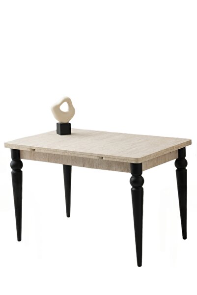 Viento Mobilya Arda Sidon Desen Yanlardan Açılır 120X80 Masa (Açılımış Ölçüsü 180X80)