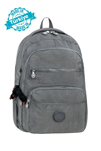Niss Store Unisex Monkey Gift Αδιάβροχο Crinkle καθημερινό σακίδιο πλάτης και σχολική τσάντα
