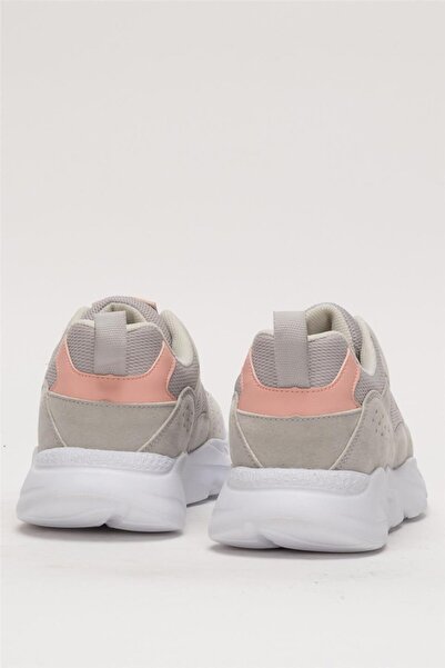 Liger Kadın Günlük Koşu Yürüyüş Rahat Spor Ayakkabı  BUZ - PUDRA