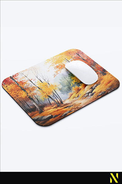 nilizma Mousepad ergonomic cu model de peisaj, bază anti-alunecare, pentru uz...