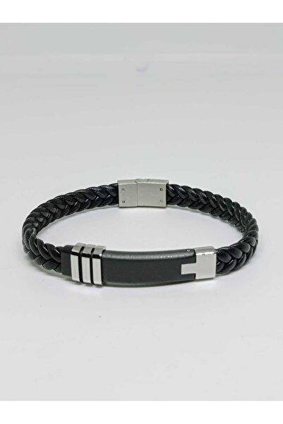 mama india alaçatı Men's Vegan Surgical Steel Bracelet, Braided Modern Design...