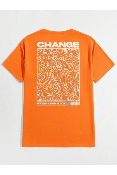 Vordevia Оверсайз бавовняна футболка з принтом Change