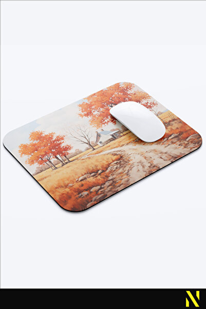nilizma Mousepad ergonomic cu model de peisaj, bază anti-alunecare, pentru uz...