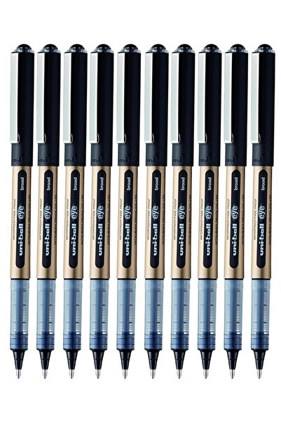 Artlantis Pix Pilot negru 10 bucăți Uniball Eye Broad 1,0 mm Roller Pilot Pen...