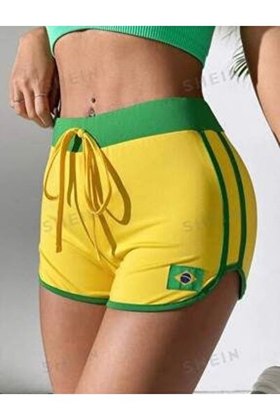 Köstebek Brasil Shorts Suspender T-Shirt Bottom Top Set