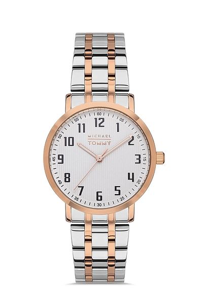 MICHAEL TOMMY Steel Women's Wristwatch - Mt-20223L-Crb82