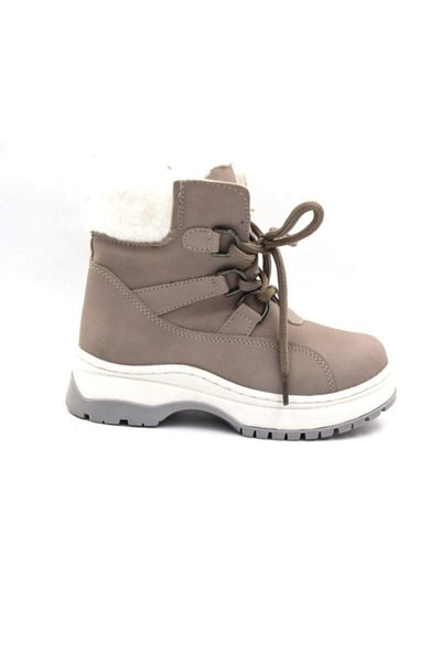 Vicco Alexis Girl's Grey Filet Boots μπότες-&-μποτάκια