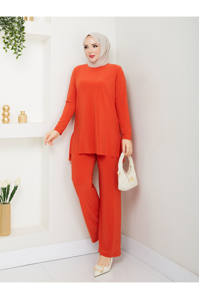 MODAMÜNASİP My Much Wanted Straight Pants Suit with Its Most Beautiful Colors