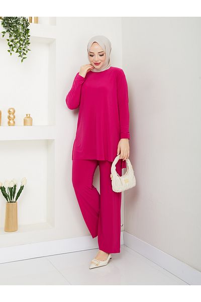 MODAMÜNASİP My Much Wanted Straight Pants Suit with Its Most Beautiful Colors