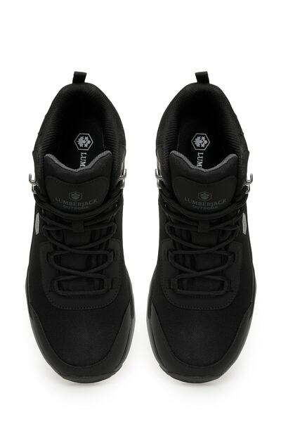lumberjack BRANDON HI 3PR Μαύρες ανδρικές μπότες εξωτερικού χώρου & μποτάκια