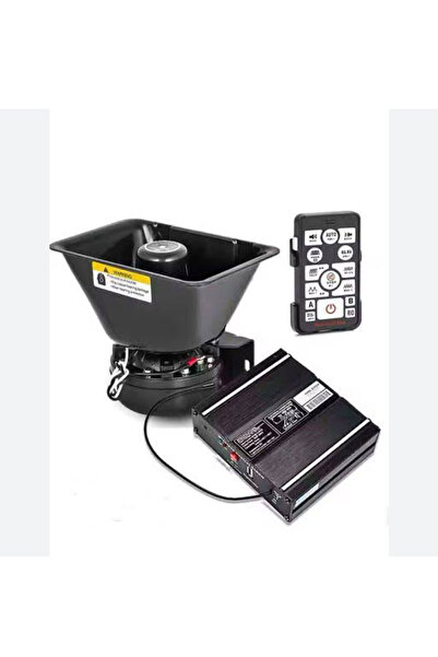 Space Sirenmegafon Kablosuz Kumanda Anfi Komple Set